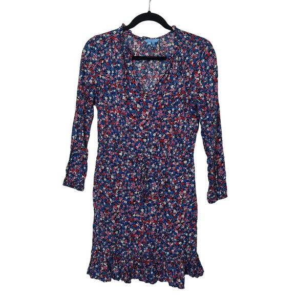 Draper James Women's Lucinda Popover Spring Ditzy Flower Dress size Small - Picture 1 of 8